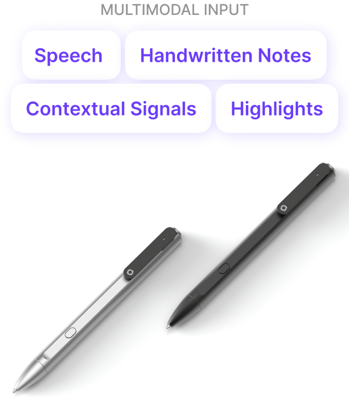 AI-Powered Recording & Notes — Inside a Pen